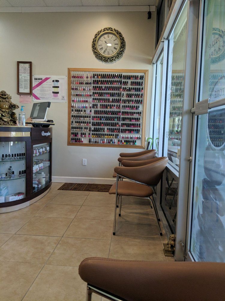 Inside the salon
